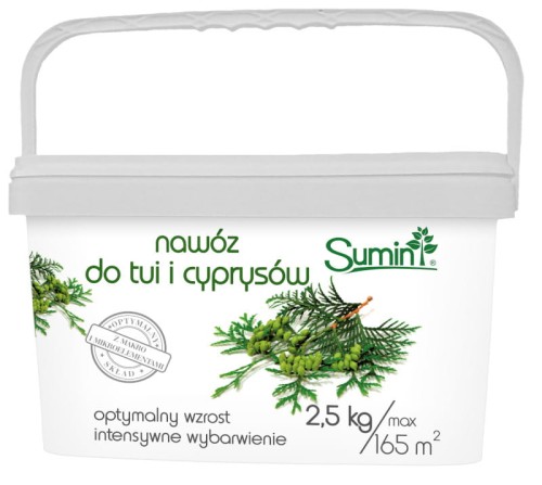 Nawóz do tui i cyprysów Sumin 2,5 kg