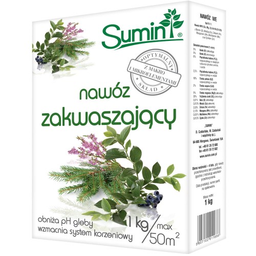 Nawóz zakwaszający Sumin 1 kg