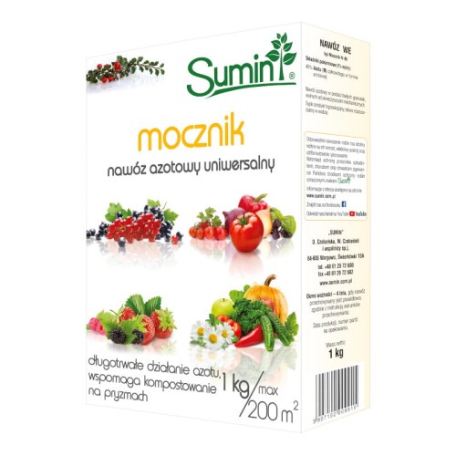 Mocznik nawóz azotowy uniwersalny Sumin 1 kg